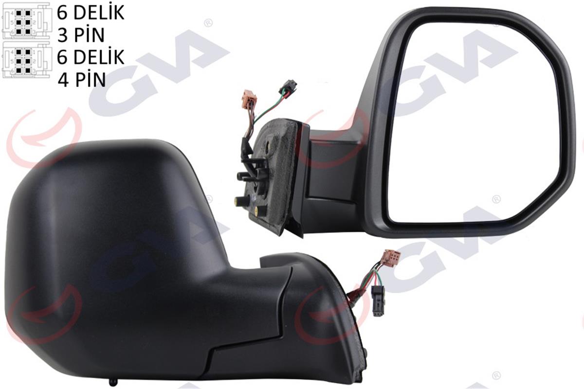 Dış Dikiz Aynası Elektrikli Sag Partner-Berlingo 08=> (Sensorlu) Vm-6118Ehsr