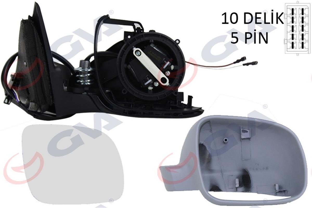 Dış Dikiz Aynası Elektrikli Sağ Passat 97-98 Astarlı Vm-189R