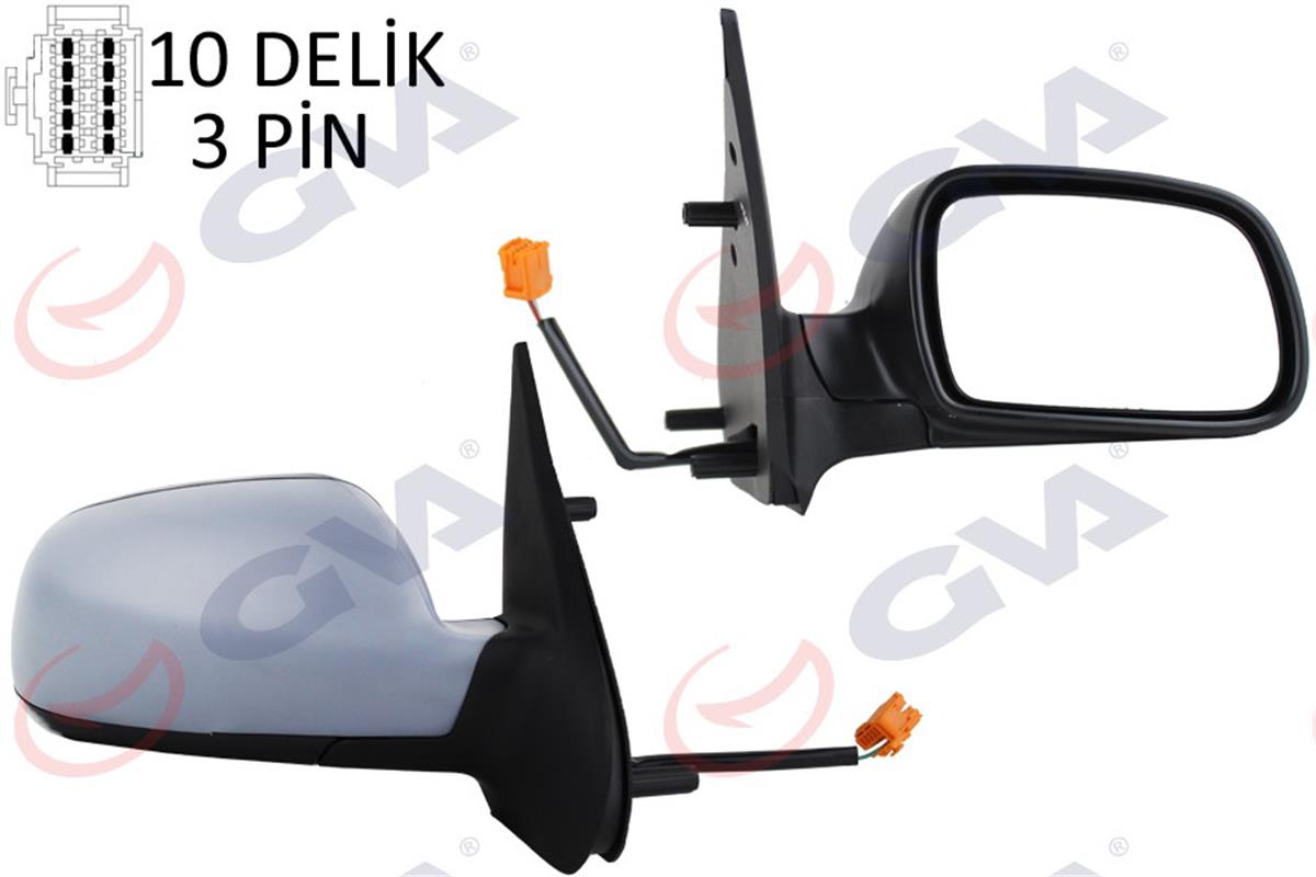 Dış Dikiz Aynası Elektrikli Sağ Xsara 03 Astarlı Vm-6146Epsr