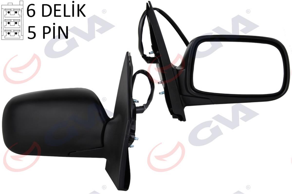 Dış Dikiz Aynası Elektrikli Sağ Yarıs 99-03 5 Pin Isıtmalı Konveks Vm-261Ehr