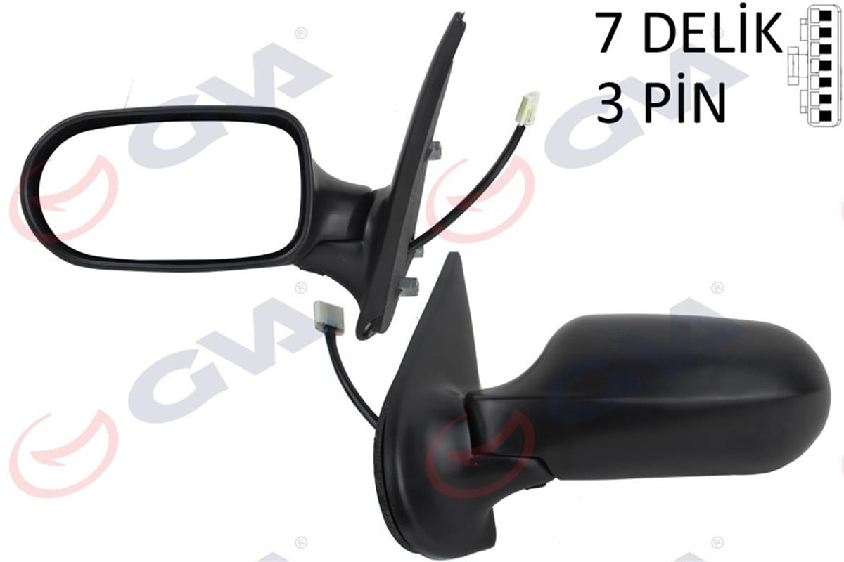 Dış Dikiz Aynası Elektrikli Sol Albea 05 Palio Weekend 02 Vm-6155Eal