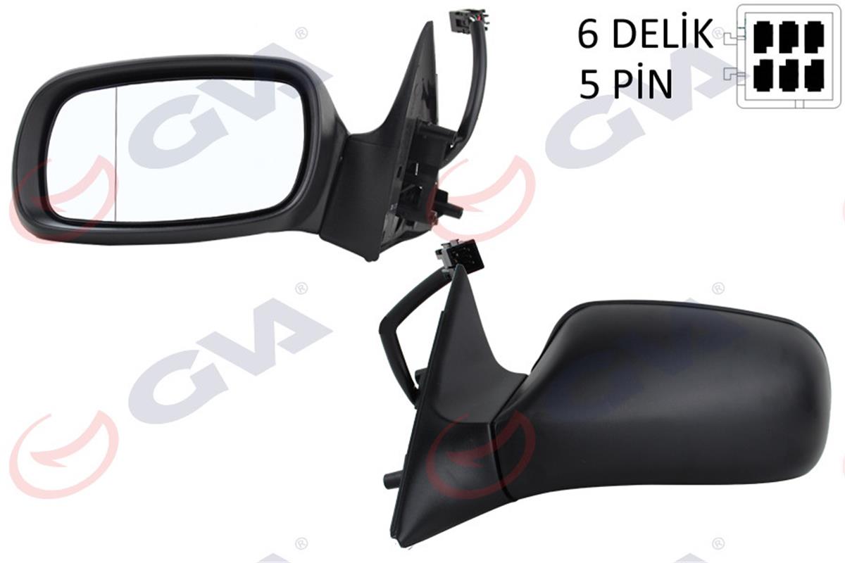 Dış Dikiz Aynası Elektrikli Sol Astra F 94-98 Asferikli Vm-164Ehl