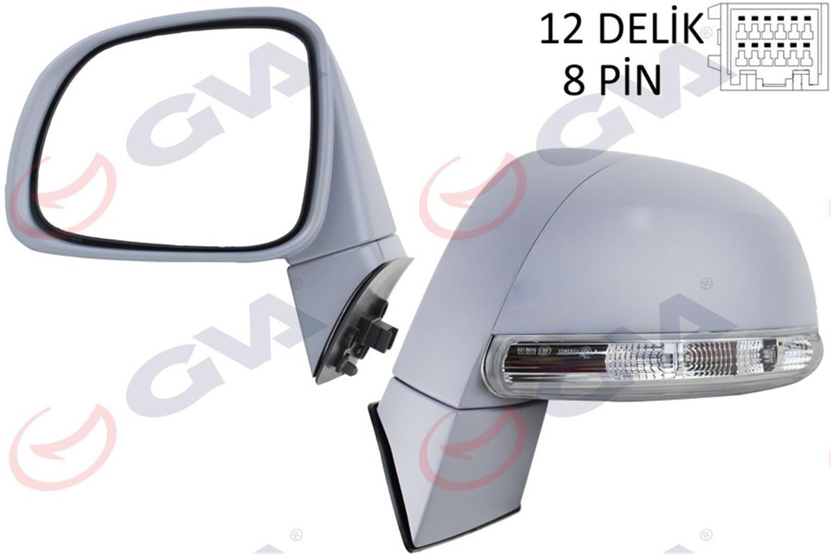 Dış Dikiz Aynası Elektrikli Sol Chevrolet Captiva 12 Isıtmalı Katlanır Sınyallı