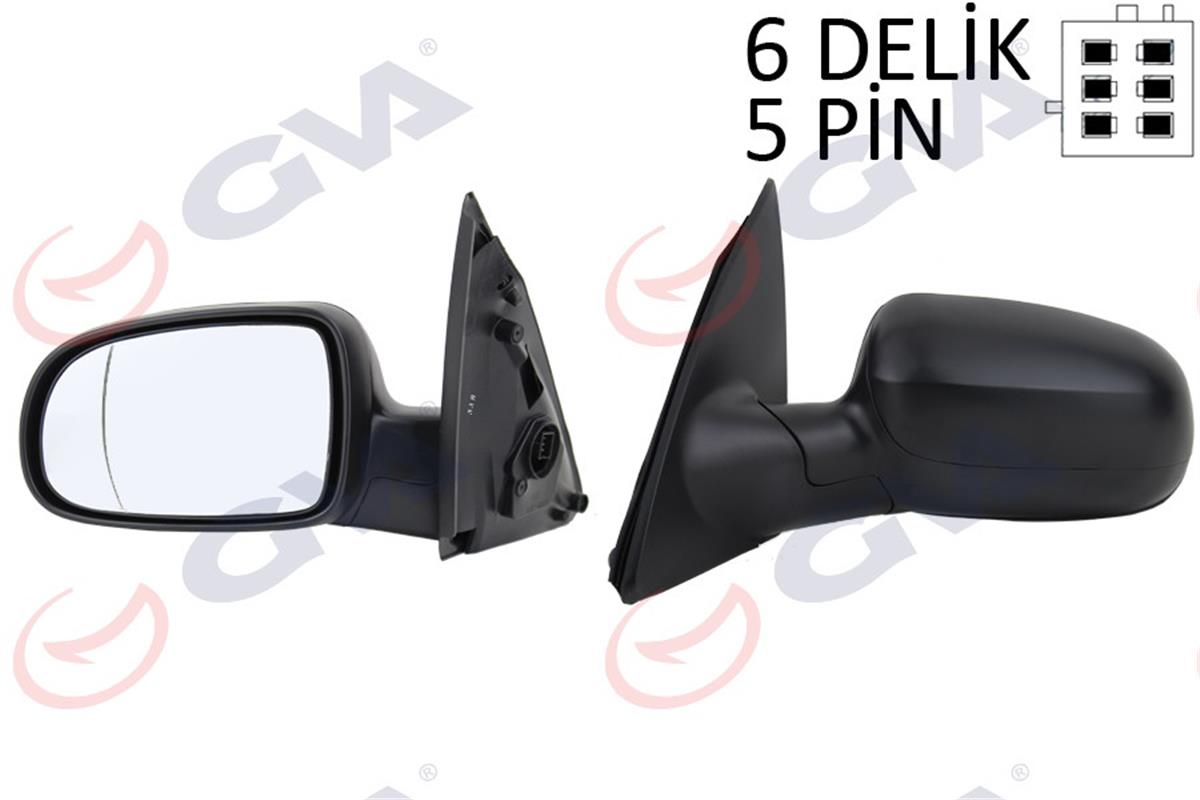Dış Dikiz Aynası Elektrikli Sol Corsa 00-06 Asferik Vm-200Ehal