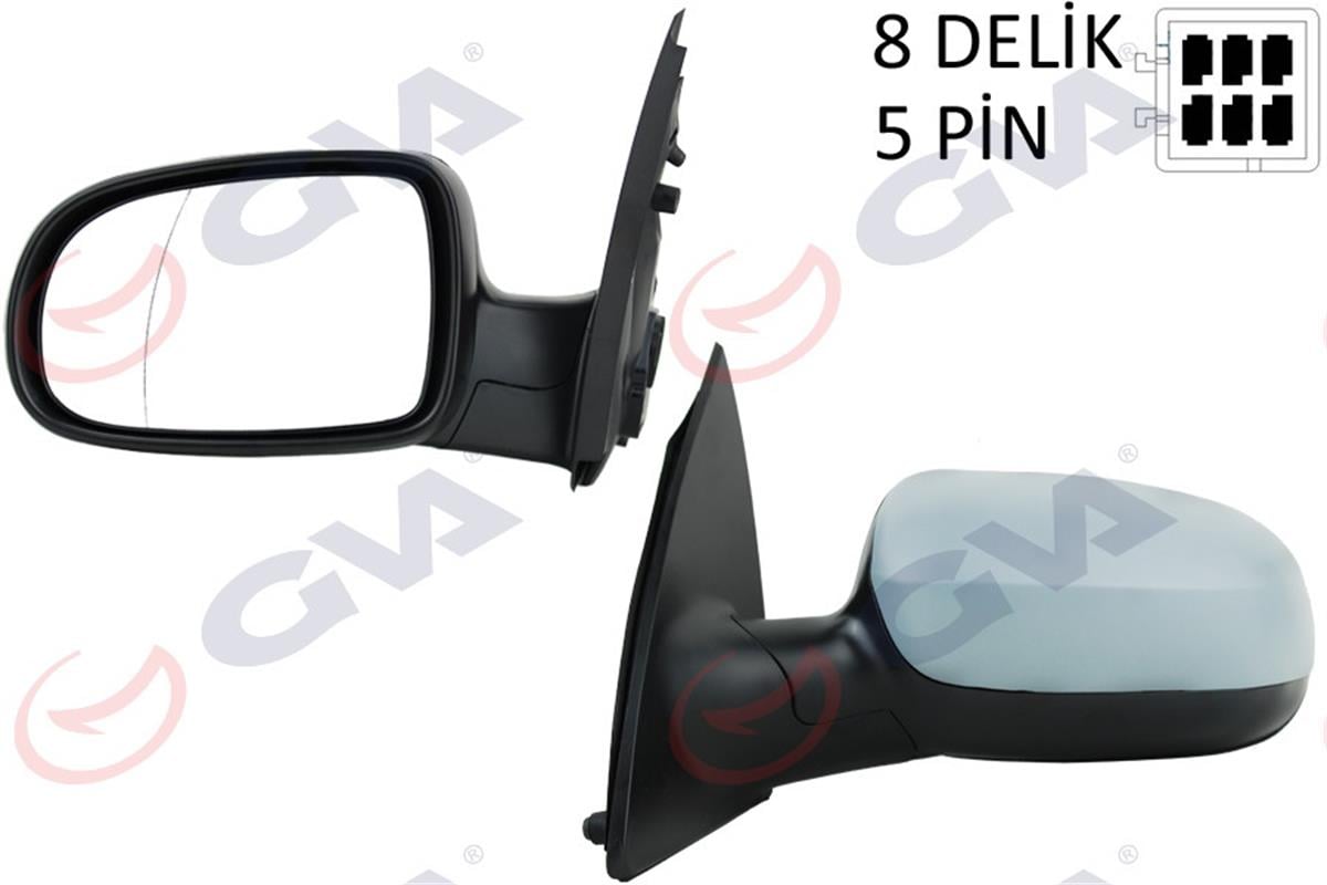 Dış Dikiz Aynası Elektrikli Sol Corsa C 00 Astarlı Asferikli Vm-200Ehpal