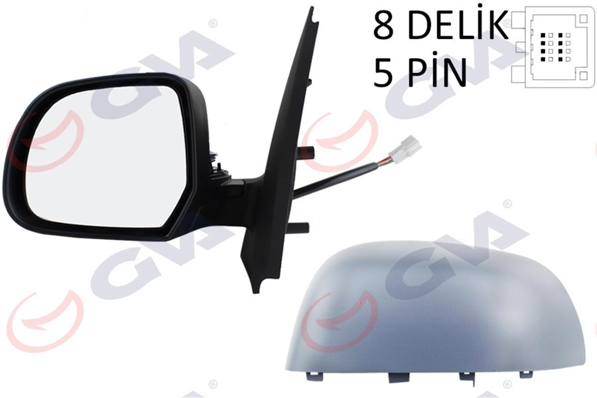 Dış Dikiz Aynası Elektrikli Sol Dacıa Dokker-Lodgy 12 Astarlı Isıtmalı Konveks C