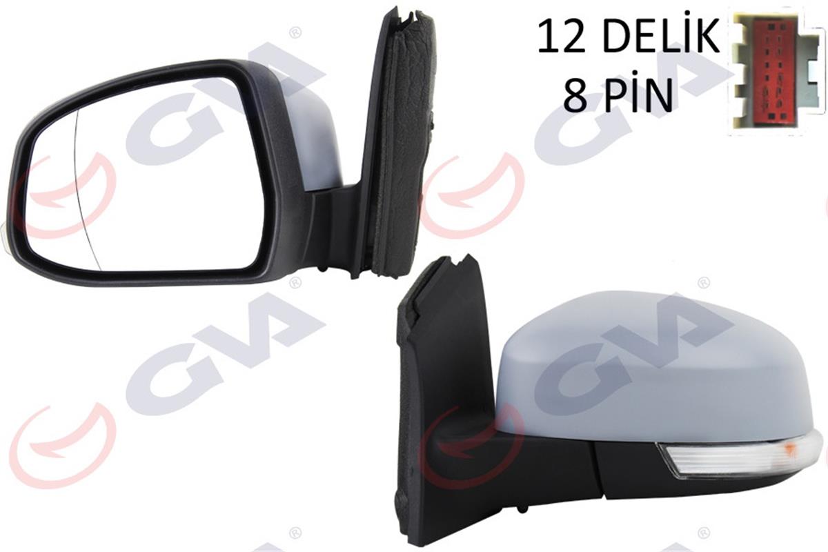 Dış Dikiz Aynası Elektrikli Sol Focus 12 Isıtmalı Astarlı Asperik Sinyalli Vm-63