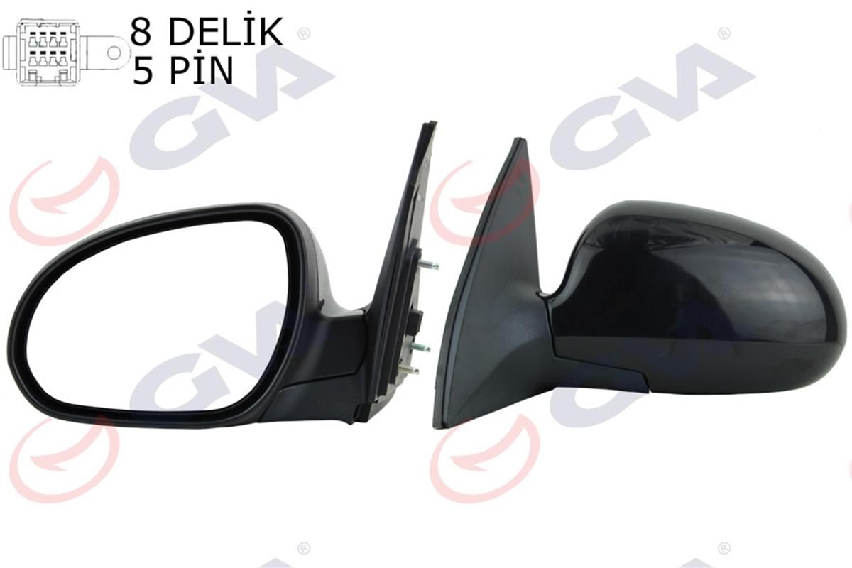 Dış Dikiz Aynası Elektrikli Sol Hyundaı İ30 03-07 Isıtmalı Astarlı Asferikli Cam