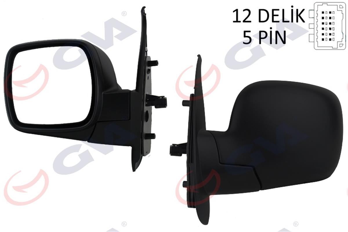 Dış Dikiz Aynası Elektrikli Sol Kango 08 Vm-6131Ehl