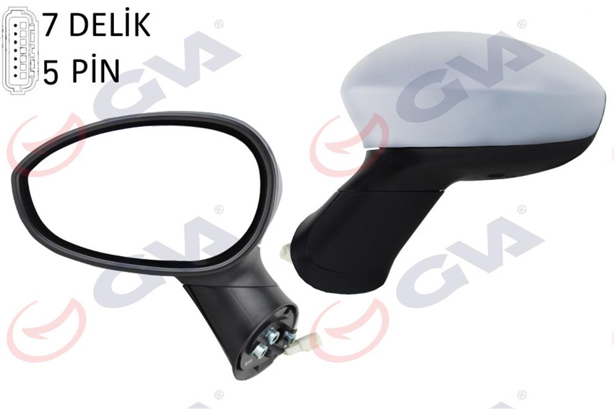 Dış Dikiz Aynası Elektrikli Sol Linea-Punto 05 Isıtmalı Astarlı Konveks Sensörlü
