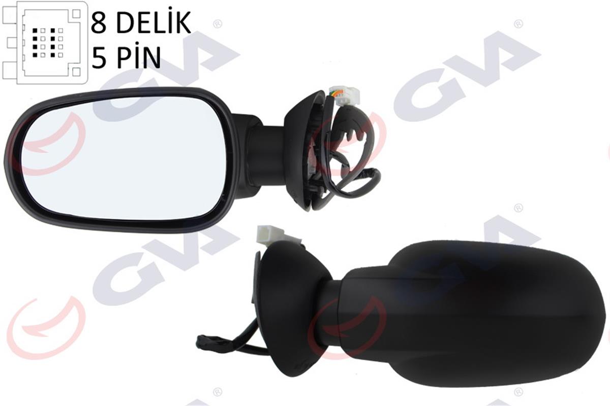 Dış Dikiz Aynası Elektrikli Sol Logan Bınek 04-07 Vm-6800Ehl