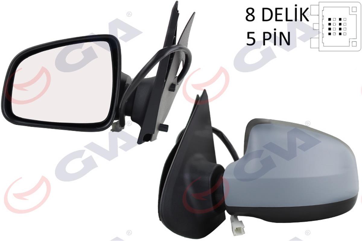 Dış Dikiz Aynası Elektrikli Sol Logan-Sandero-Logan Mcv 12-14 Astarlı Isıtmalı K