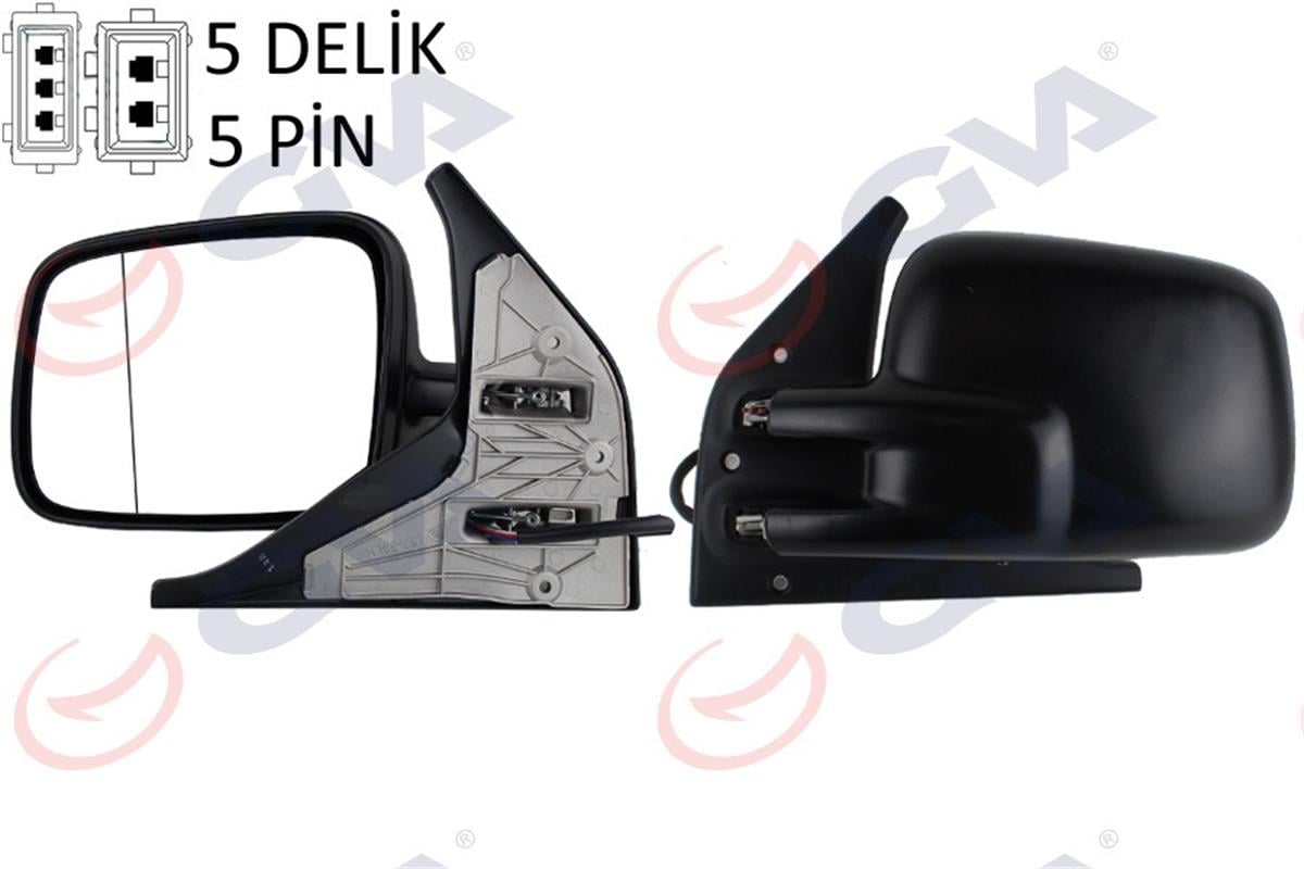 Dış Dikiz Aynası Elektrikli Sol Transporter T4 96 Asferik Vm-186Ehal