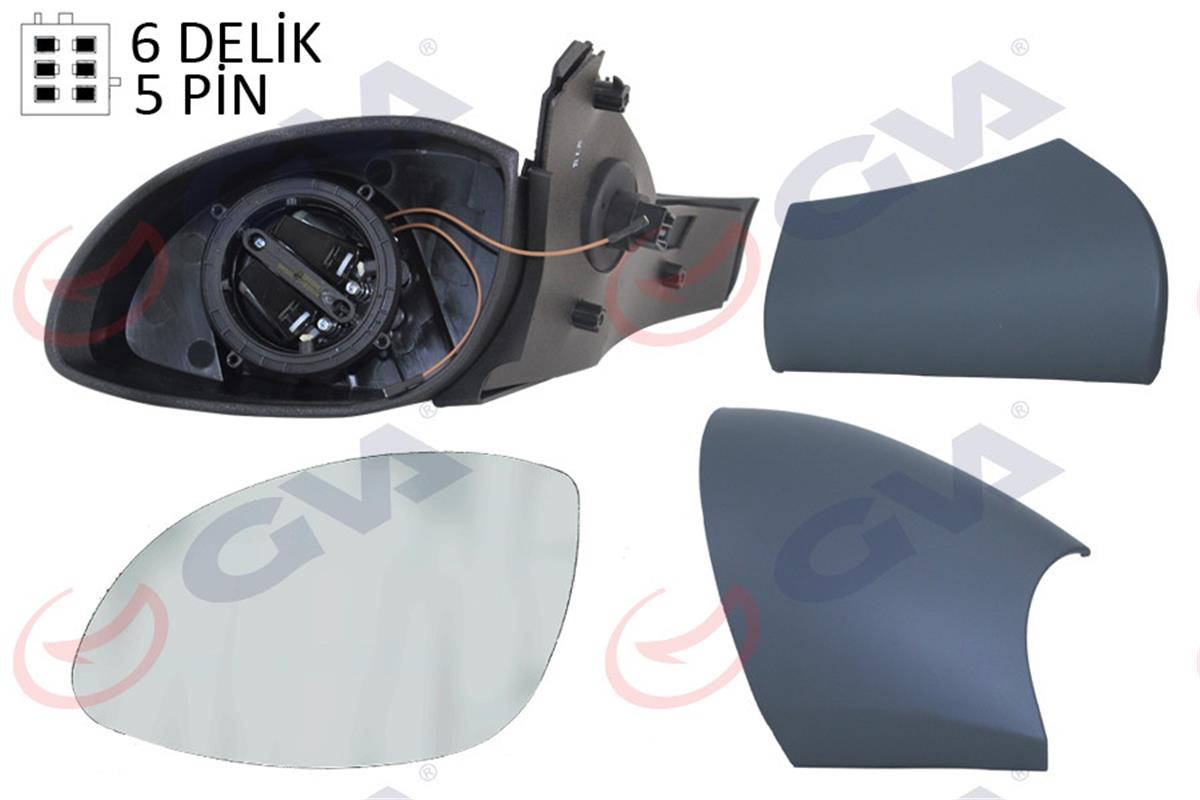 Dış Dikiz Aynası Elektrikli Sol Vectra B 95-99 Vm-166Ehl