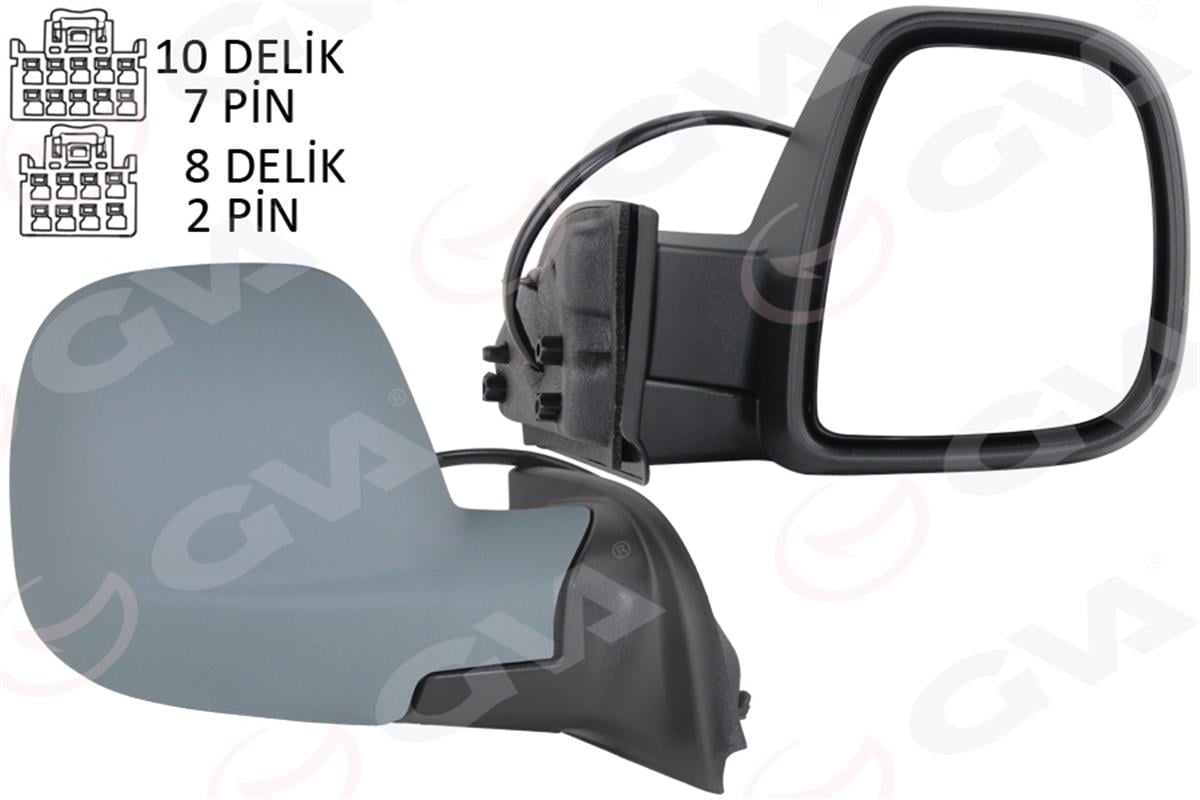 Dış Dikiz Aynası Fıat Yeni Doblo Combi- Carg0 Elektrikli Astarlı Rezistanslı Oto