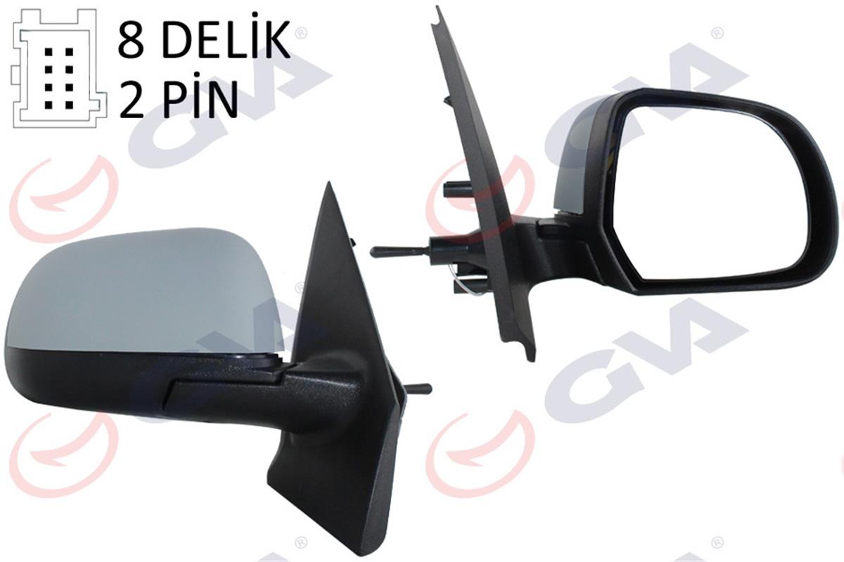 Dış Dikiz Aynası Mekanik Sağ Dacıa Dokker-Lodgy 12 Astarlı Konveks Cam Vm-6803Pr