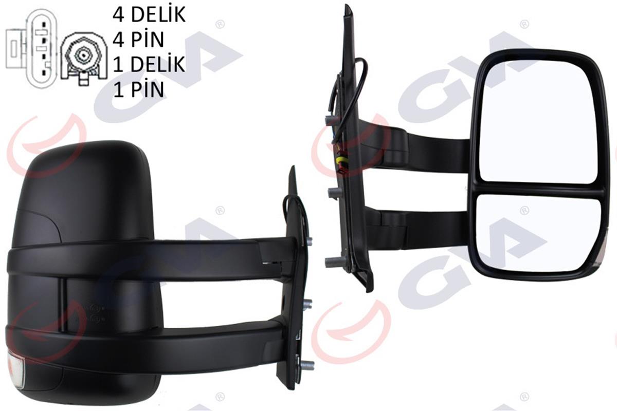 Dış Dikiz Aynası Mekanik Sağ Iveco Daıly 06-13 Uzun Kol Sinyalli Vm-6951R
