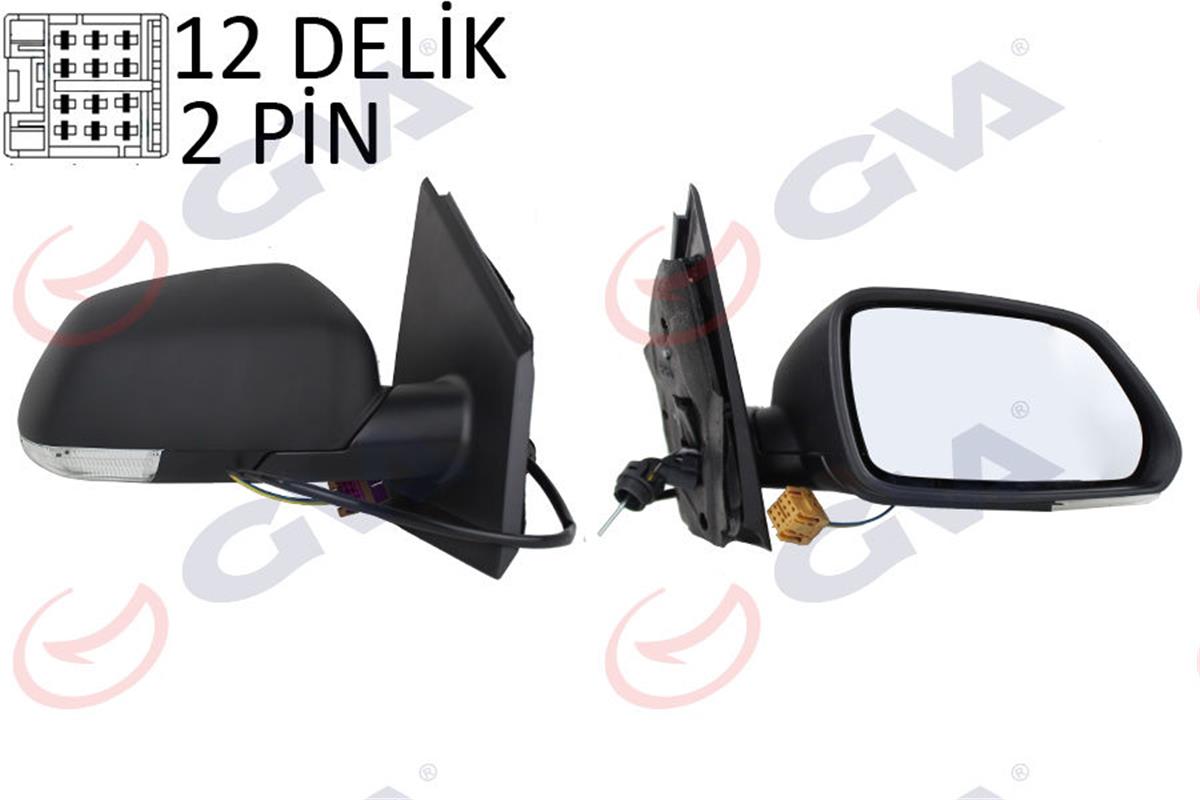Dış Dikiz Aynası Mekanik Sağ Polo 05-08 Sinyalli Vm-377R X