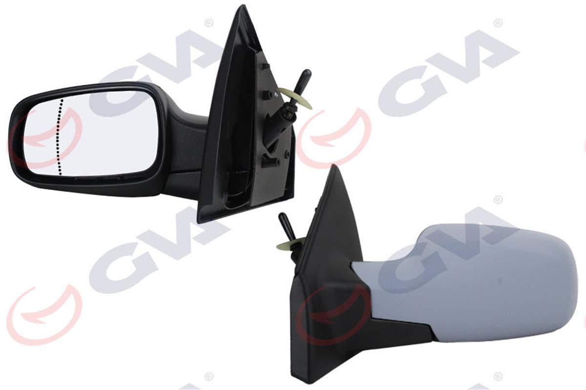 Dış Dikiz Aynası Mekanik Sol Clio 05-09 Astarlı Asferikli Vm-6136Pal