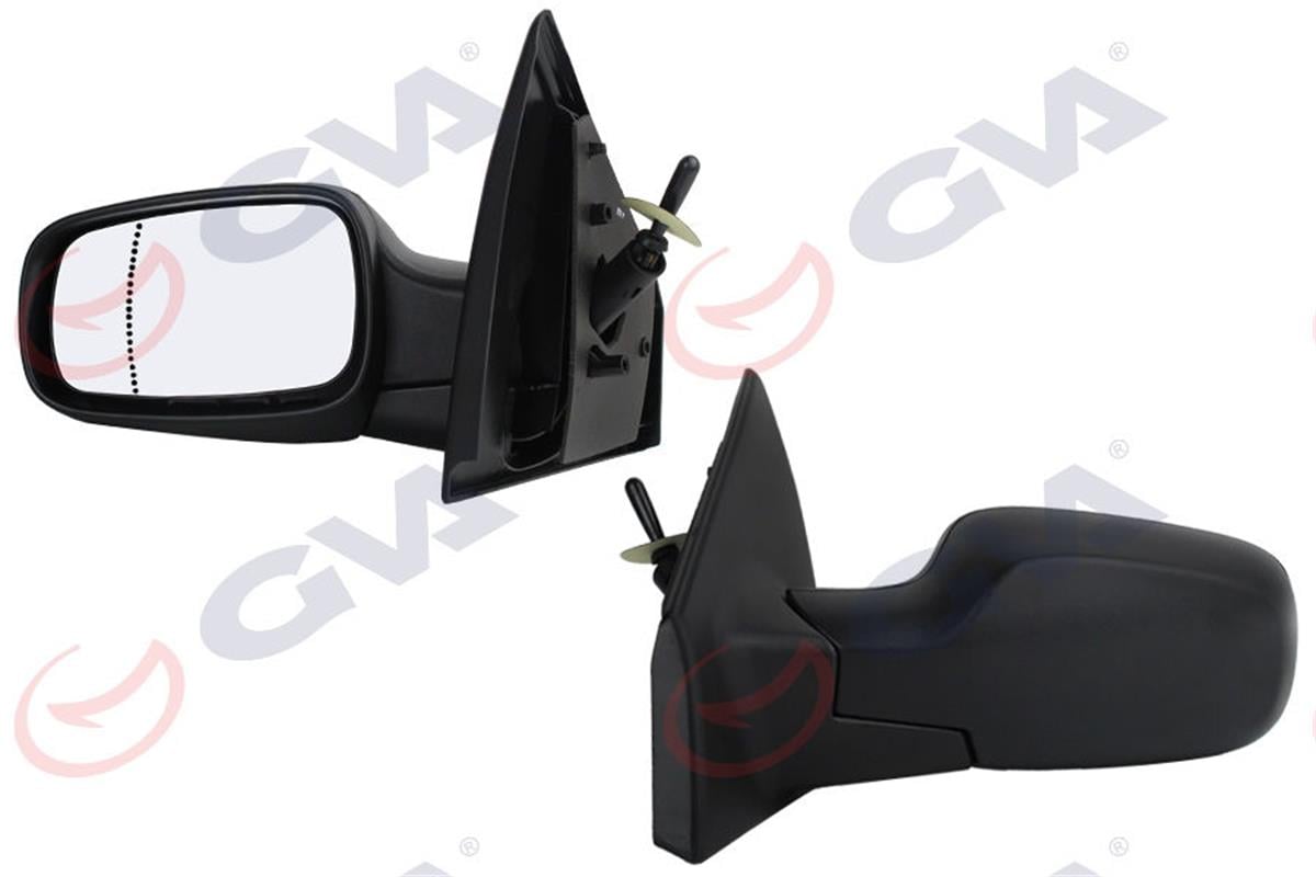 Dış Dikiz Aynası Mekanik Sol Clio 05-09 Isıtmalı Asferikli Vm-6136Al