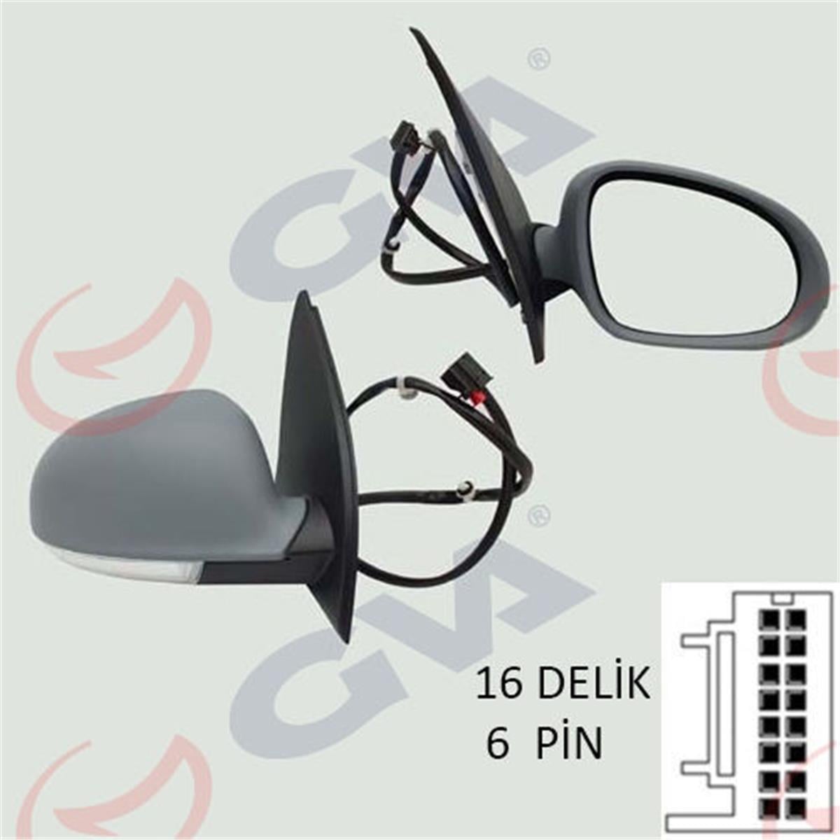 Dış Dikiz Aynası Sag Elektrikli+Sınyallı Golf V