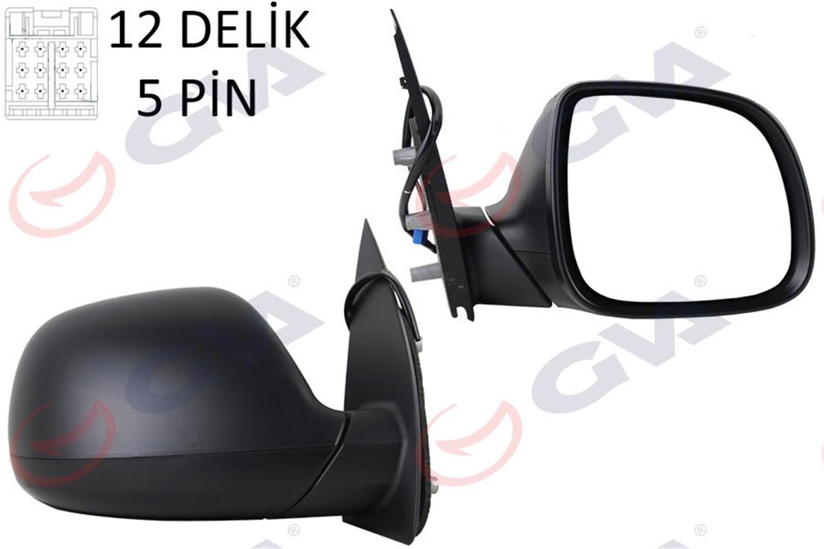 Dış Dikiz Aynası Sağ Transporter T7 Elektrikli-Isıtmalı-Astarlı 5 Fiş 2015 Vm-63