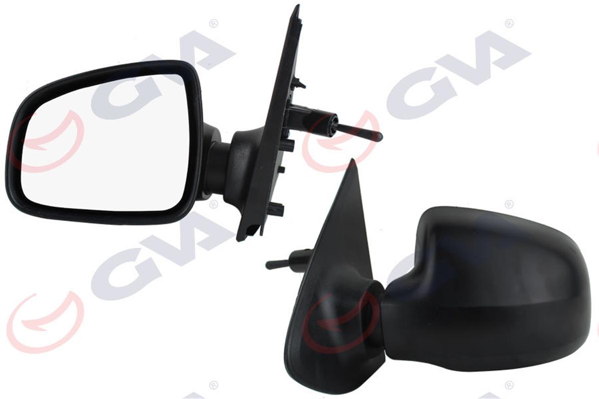 Dış Dikiz Aynası Sol Sandero Stepway 12 Mekanik Siyah Kapak Könveks Vm-6804L