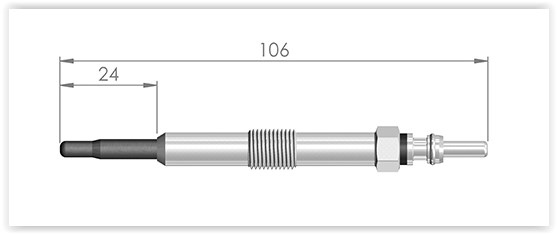 Land Rover Discovery II Defender 2.5 TD5 4WD Kızdırma Bujisi ET1GERMANY