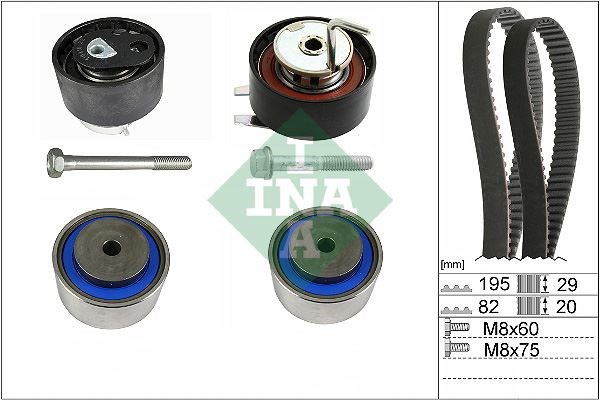 Land Rover Discovery III-IV Komple Triger Seti INA