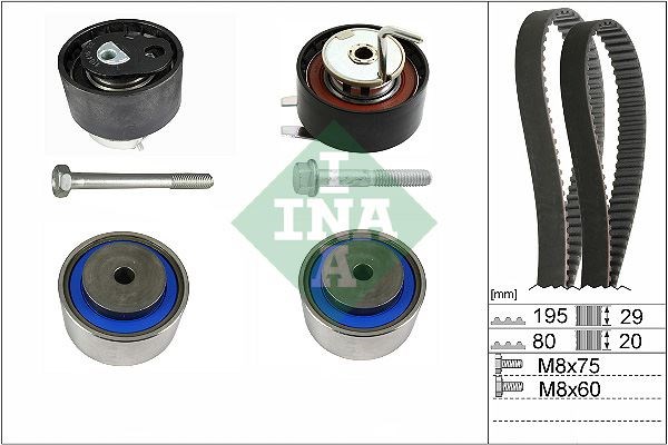 Land Rover Discovery III-IV Range Rover Jaguar S-Type II XF XJ Komple Triger... INA
