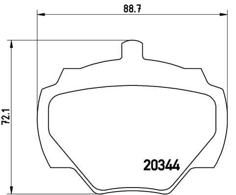 Land Rover Discovery Range Rover Arka Fren Balatası BREMBO