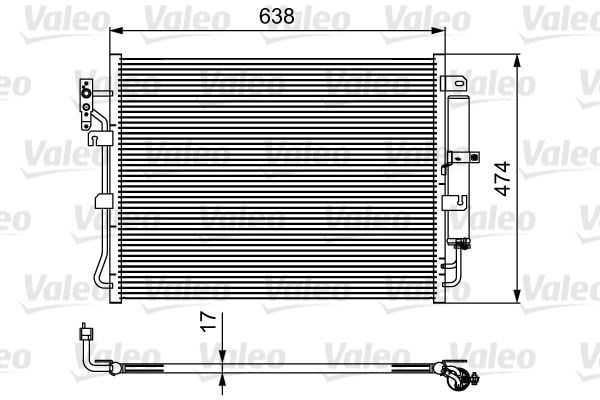 Land Rover Discovery Kondenser VALEO