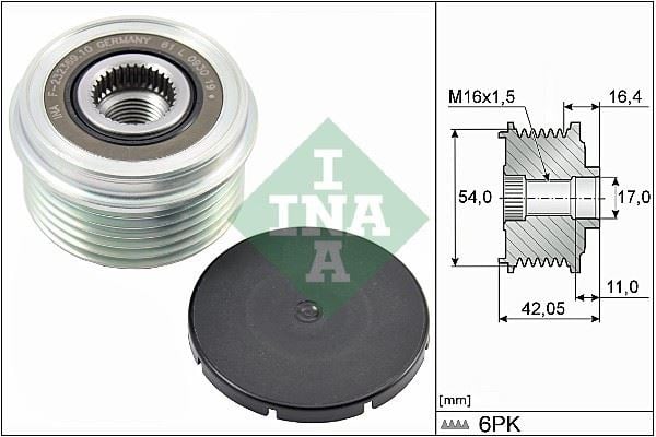 Land Rover Discovery Sport Alternatör Gergi Rulmanı INA