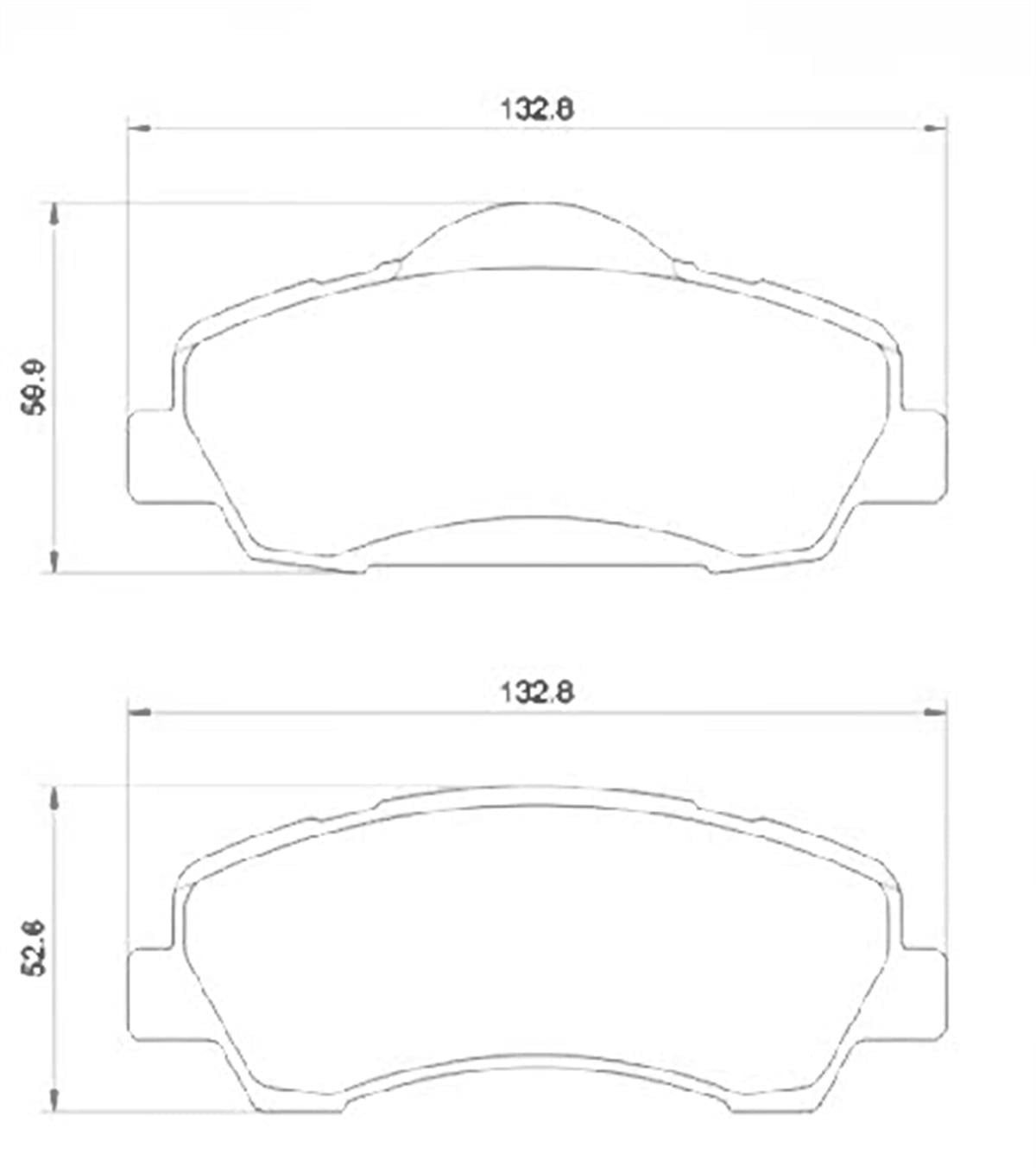 Dısk Balata On  Peugeot  301 - 1.2 Vtı 72 12- 1.6 Vtı 115 12- 308 Iı  - 308 Sw /