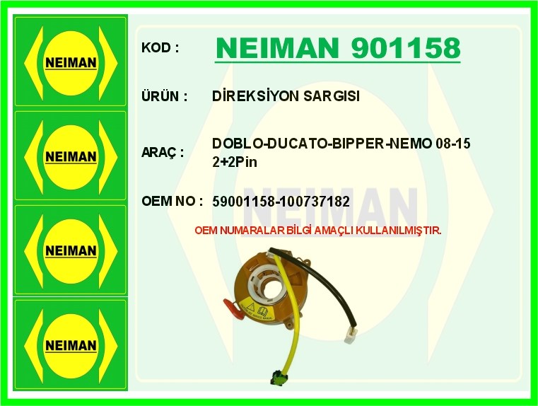 Fiat Doblo Direksiyon Sargısı 2 Pin BESCHER