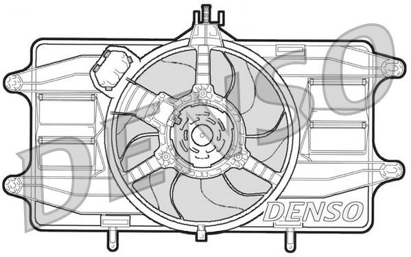 Fiat Doblo Radyatör Fanı DENSO