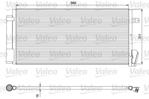 Fiat Doblo Combo Klima Radyatörü VALEO