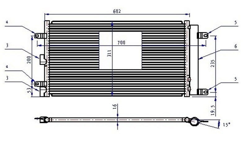 Fiat Doblo Klima Kondenseri ORIS