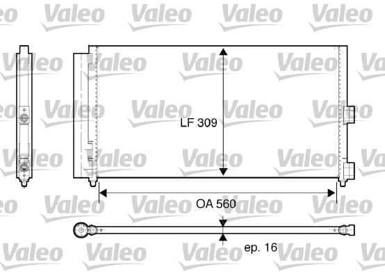 Fiat Doblo Idea Punto Lancia Ypsilon Klima Radyatörü Kondenser VALEO