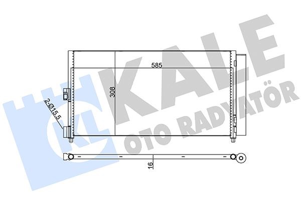 Fiat Doblo 01> Idea 04> Punto 03> Lancia Ypsilon 06>11 1.2 1.3JTD 1.4 1.9JTD... KALE-RADYATOR