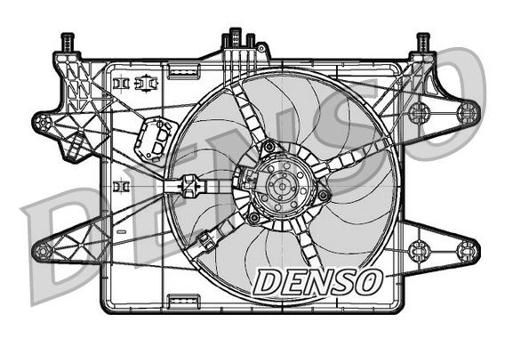 Fiat Doblo Radyatör Fanı DENSO