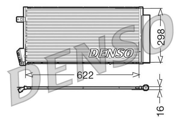 Fiat Doblo Combo Klima Radyatörü 1.3 DMTJ-1.6 DMTJ-2.0 DMTJ DENSO