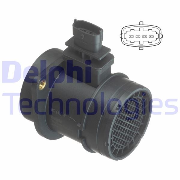 Fiat Doblo Bravo Stilo Ford Ka Hava Kütle Ölçer Debimetre DELPHI