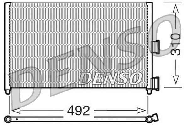 Fiat Doblo Klima Radyatörü DENSO