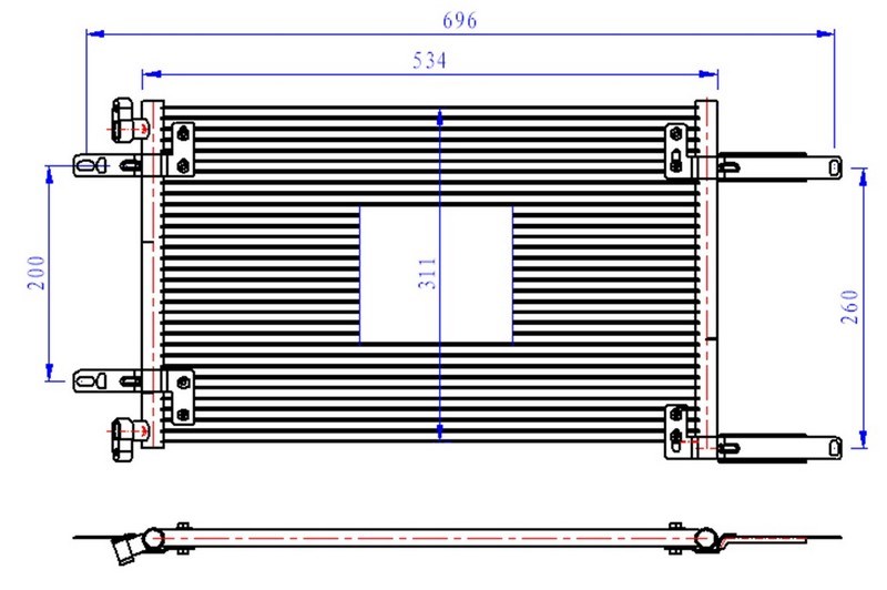 Fiat Doblo Klima Kondenseri ORIS