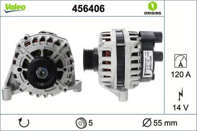 Fiat Doblo Punto Evo Egea Punto 500 Alfa Romeo Mito Alternatör 1.2 1.4 VALEO