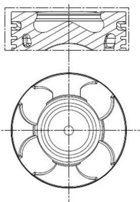 Doblo Fiorino Linea Grande Punto Astra Motor Piston Segman 0.40 69.60 mm MAHLE