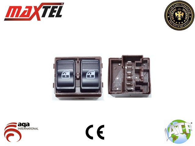 Tofaş Doğan SLX Ön Sol Çiftli Cam Kaldırma Anahtarı MAXTEL