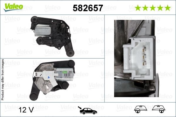 Citroen DS3 Arka Silecek Motoru VALEO