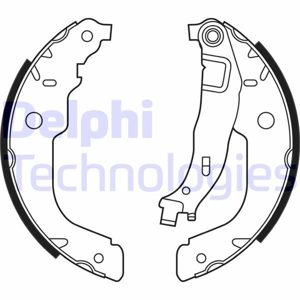 Citroen DS3 Arka Fren Pabucu DELPHI